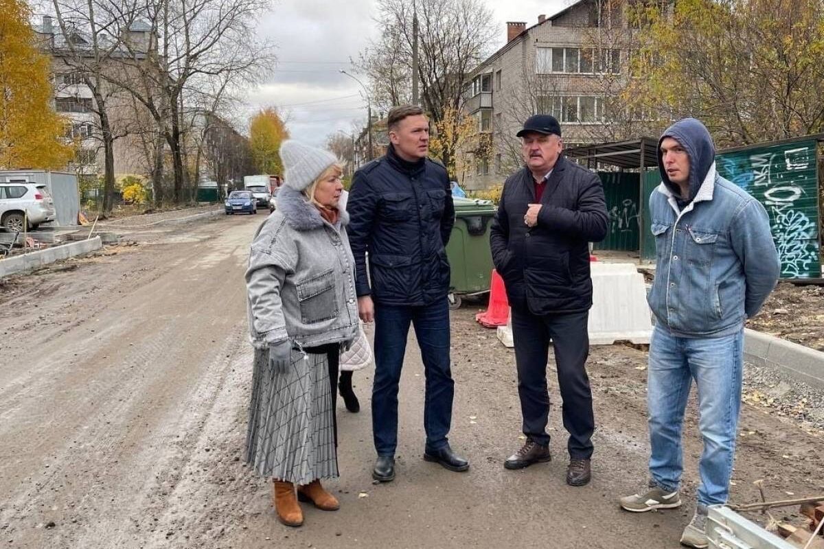 В Вологде по нацпроекту «Безопасные качественные дороги» отремонтировали  улицы Гоголя и Дзержинского