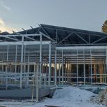 Современная лыжная база в Ваховске готова на 40%