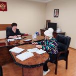 Первый зампредседателя областной Думы Любовь Киреева провела приём граждан