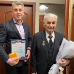 Нижегородского ветерана Великой Отечественной войны Григория Алексеевича Гребенюка поздравили со 100-летием