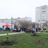 Новый благоустроенный сквер появился в Дзержинске на улице Галкина