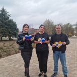 В Степновском округе прошли акции «Полёт слова» и «Сердце России»