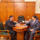 Джамаладин Гасанов и Заур Аскендеров обсудили реализацию Народной программы «Единой России» в регионе