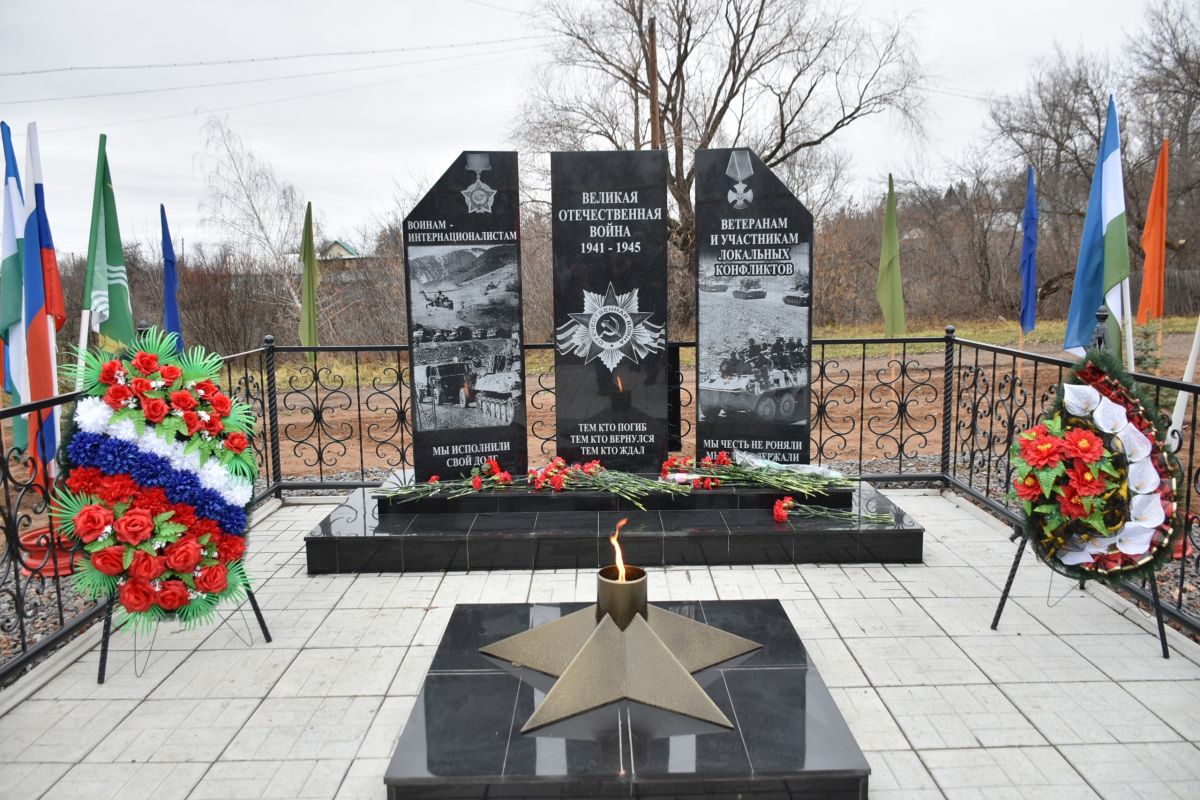 В селе Новонагаево Краснокамского района открыли обелиск памяти