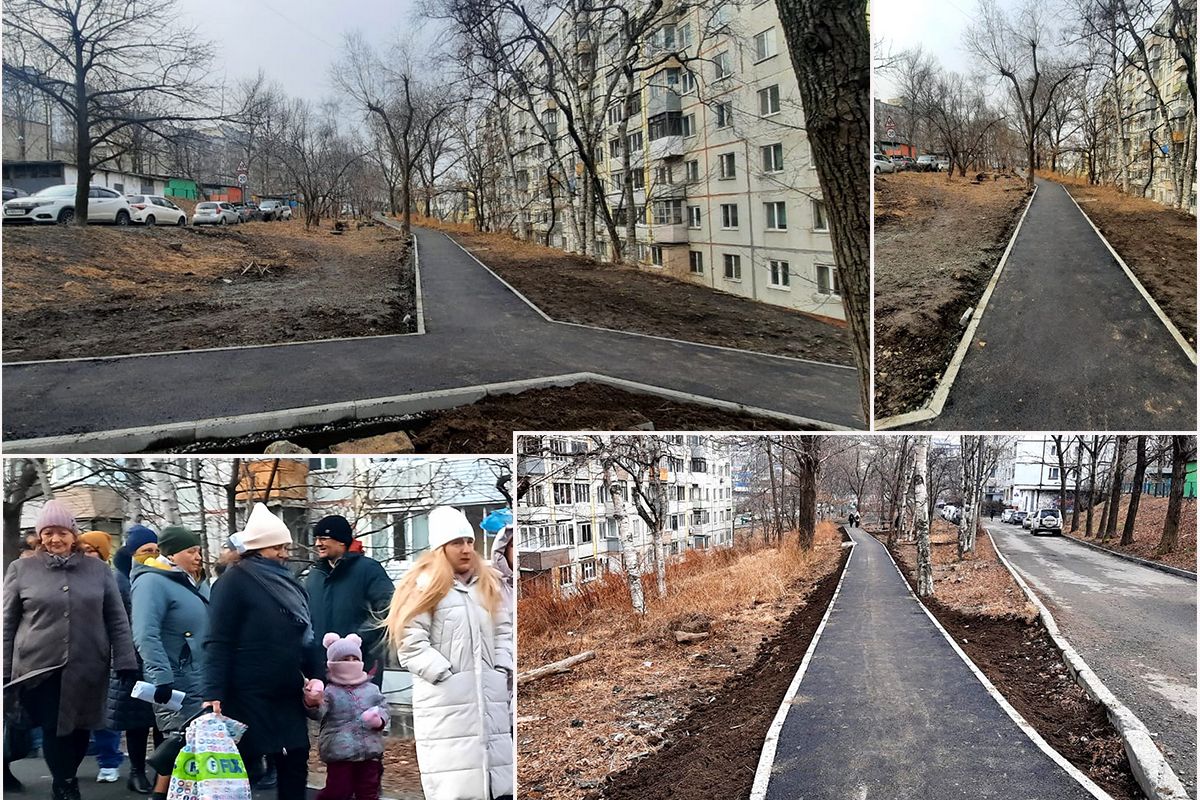 Александр Бондяев оценил новые тротуары в Первореченском районе