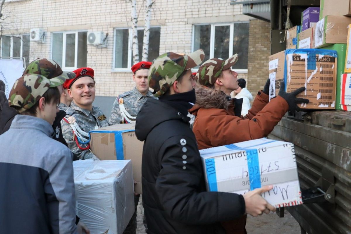 Очередную партию груза, собранного участниками «Нижегородского ополчения  -2022», отправили в зону СВО