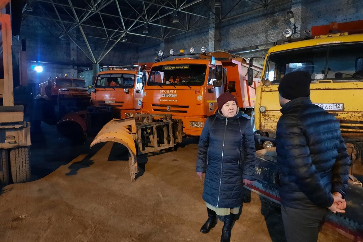 В Горномарийском районе проверили готовность дорожников к зимнему периоду