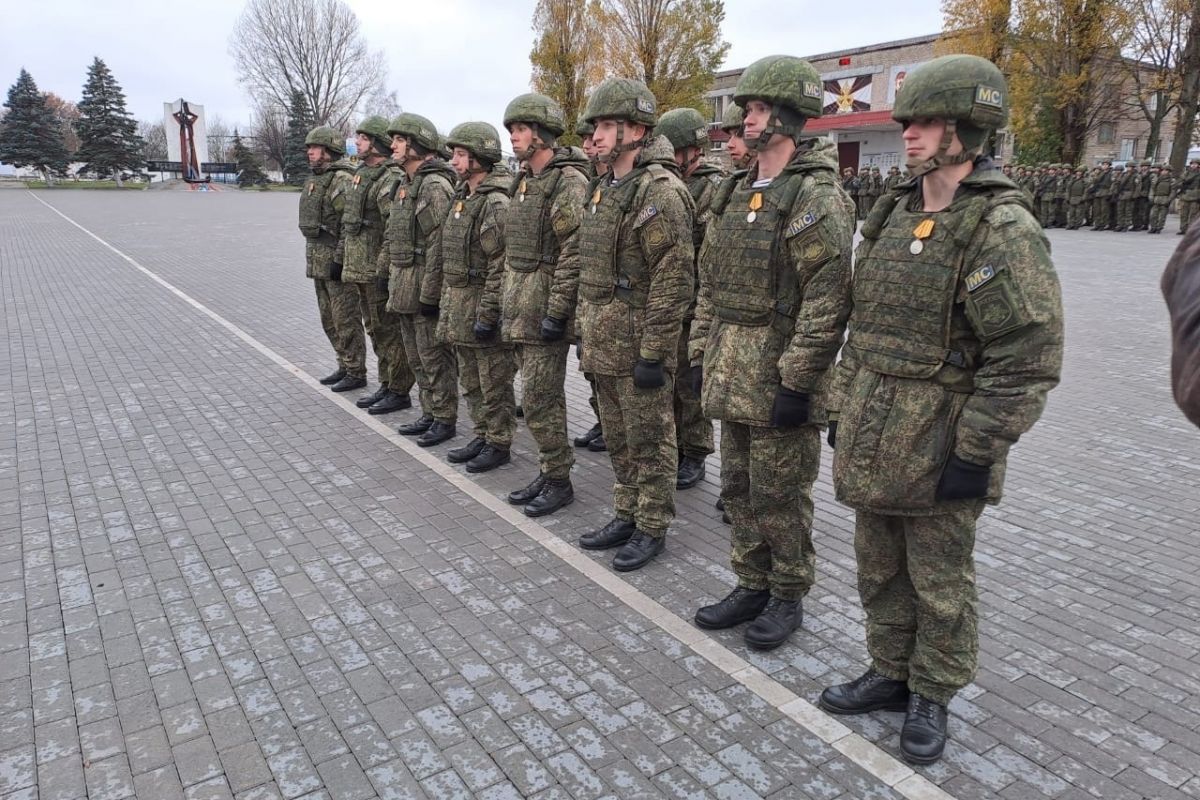 В Балтийске торжественно встретили морских пехотинцев из командировки в  составе миротворческих сил