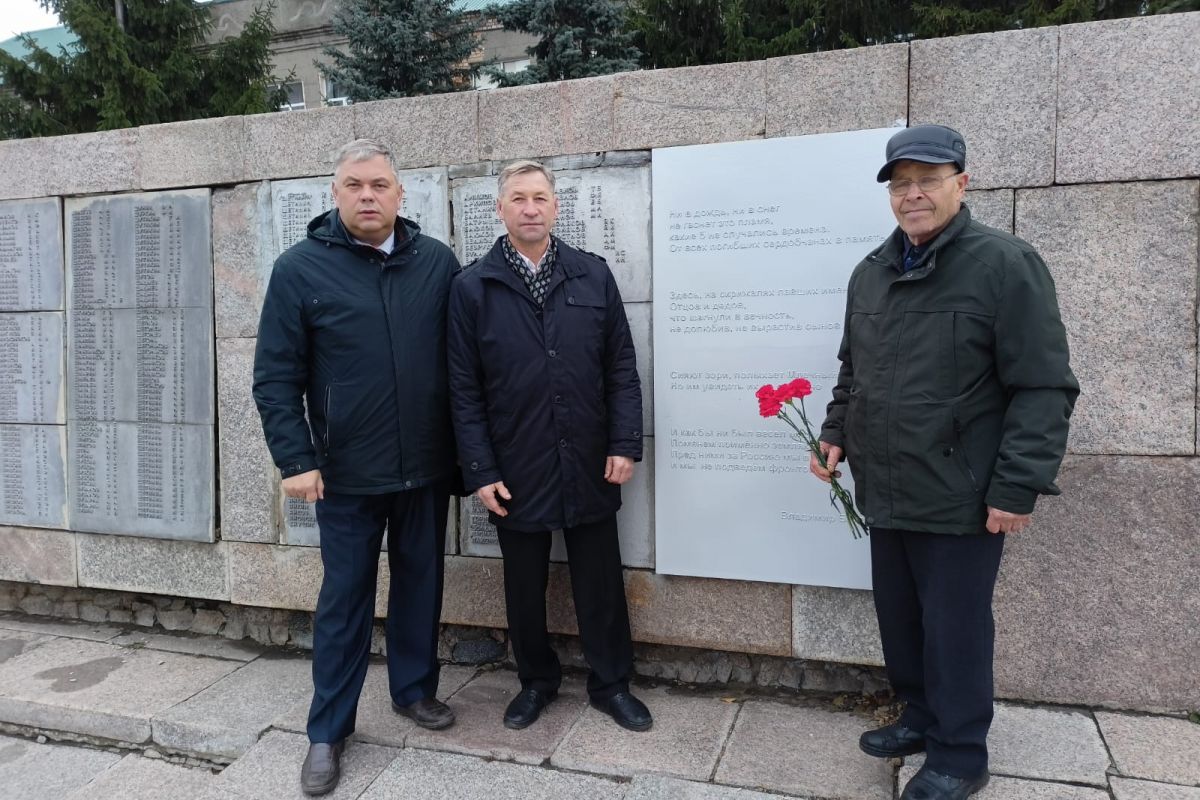 Алексей Марьин поддержал патриотический проект Сердобской общественной организации