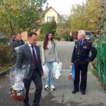 «Единая Россия» поздравила в Ростове ветерана Великой Отечественной войны Петра Голышкина с Днем сотрудника органов внутренних дел