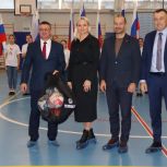 Алексей Петухов и Евгения Ламонова открыла спортплощадку в Рыльске