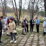 В Любимовке благоустроят сквер у памятника Погибшим односельчанам