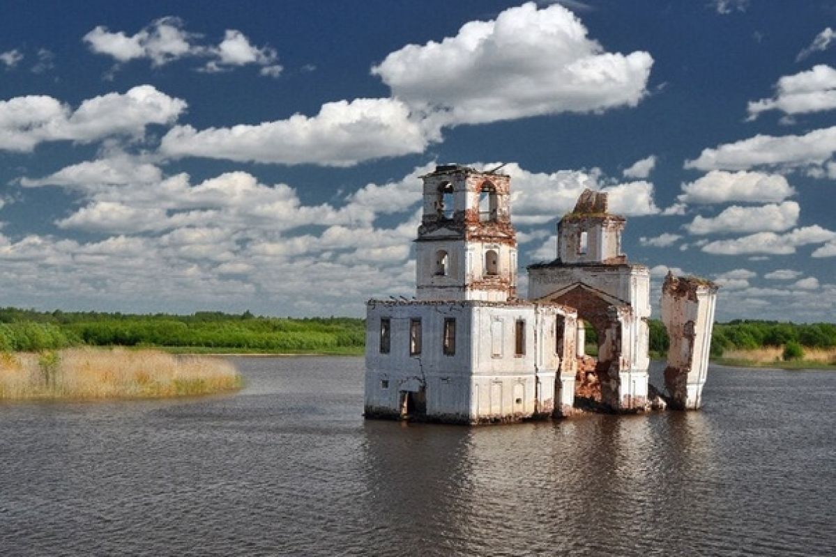 Крохино церковь на воде