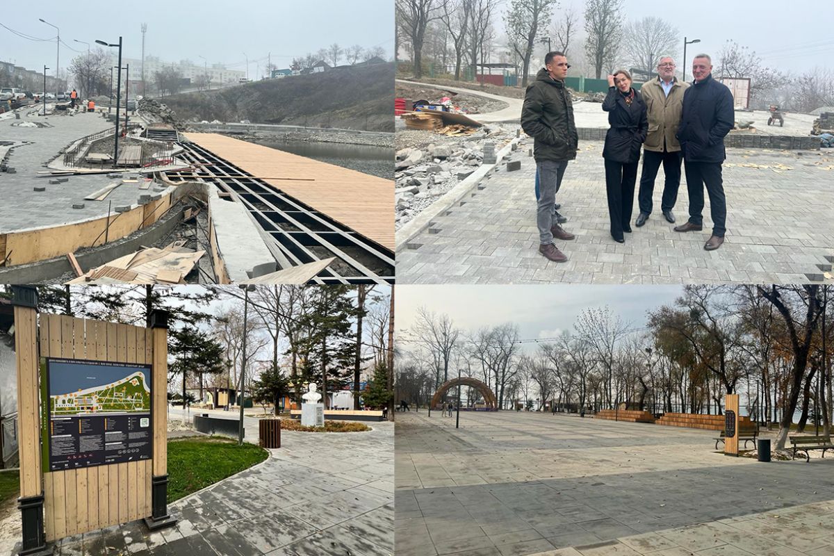 Проект «Городская среда» оценил ход благоустройства общественных пространств во Владивостоке