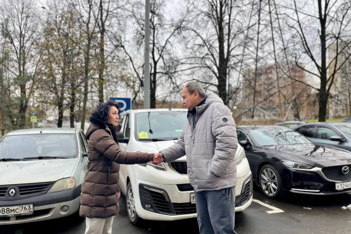 Сабина Цветкова помогла организовать парковочное место для жителей с ОВЗ