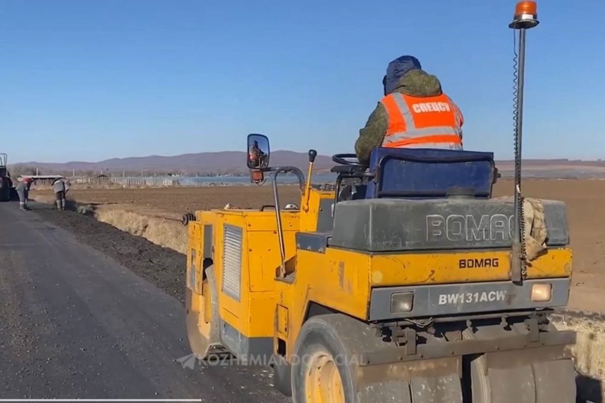 В Приморье завершается ремонт участка дороги Покровка – Новогеоргиевка