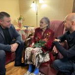 Партийцы поздравили со 103-летием долгожительницу из Мичуринска