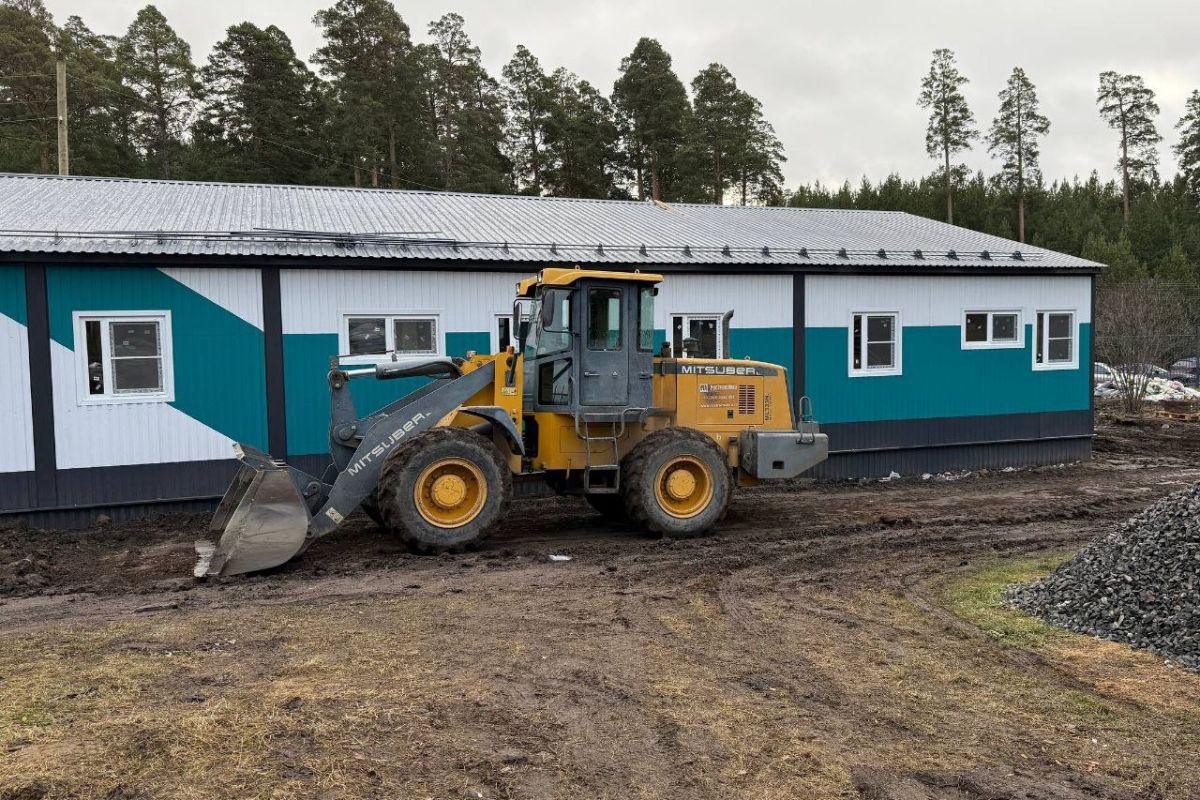 В Кыштыме завершают монтаж модульной лыжной базы