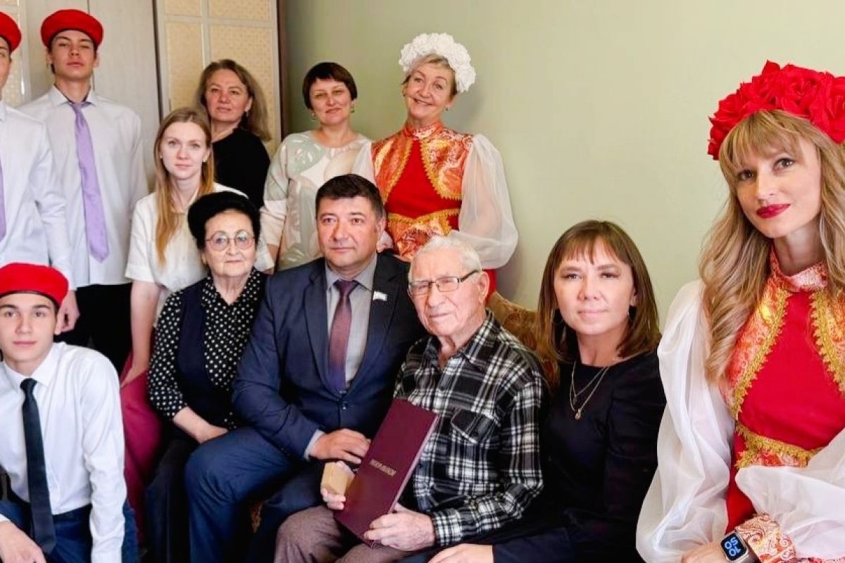 В Пестречинском районе поздравили ветерана Великой Отечественной войны