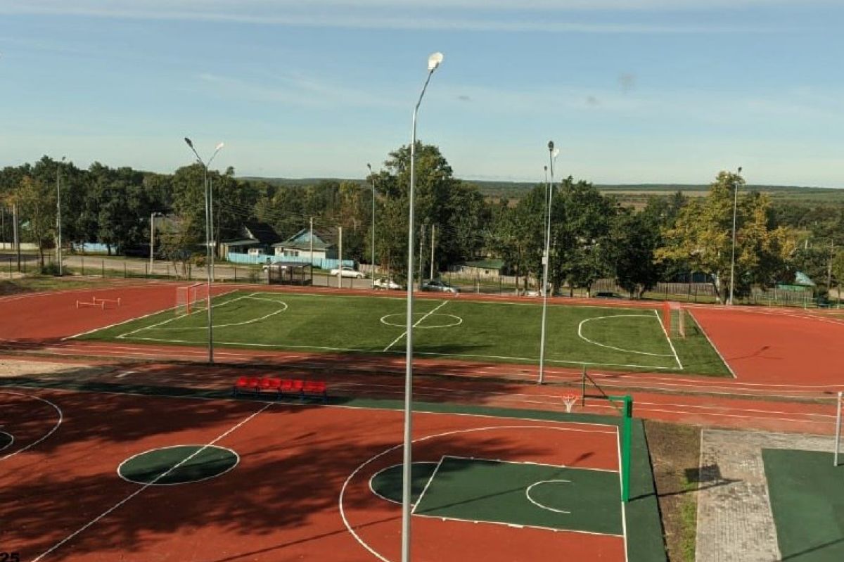 В Приамурье при поддержке «Единой России» продолжается обновление спортплощадок