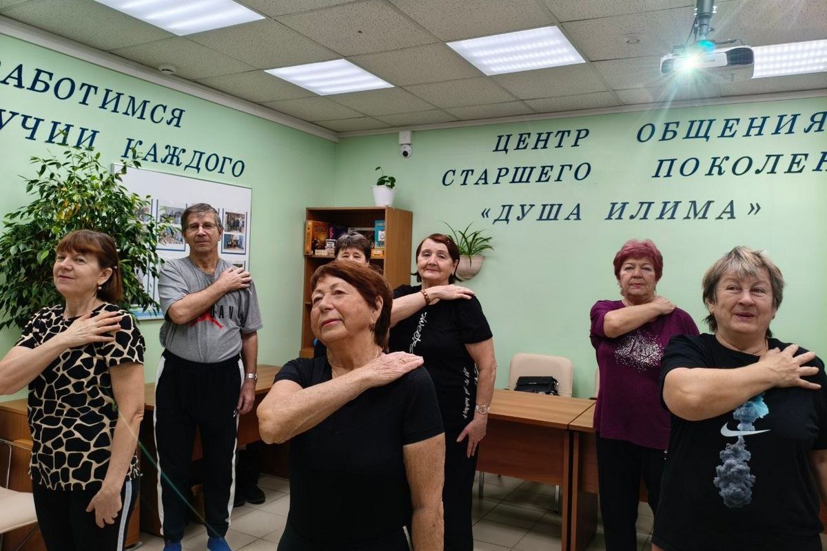 В рамках партпроекта «Старшее поколение» в Нижнеилимском районе стартовали курсы по дыхательной гимнастике