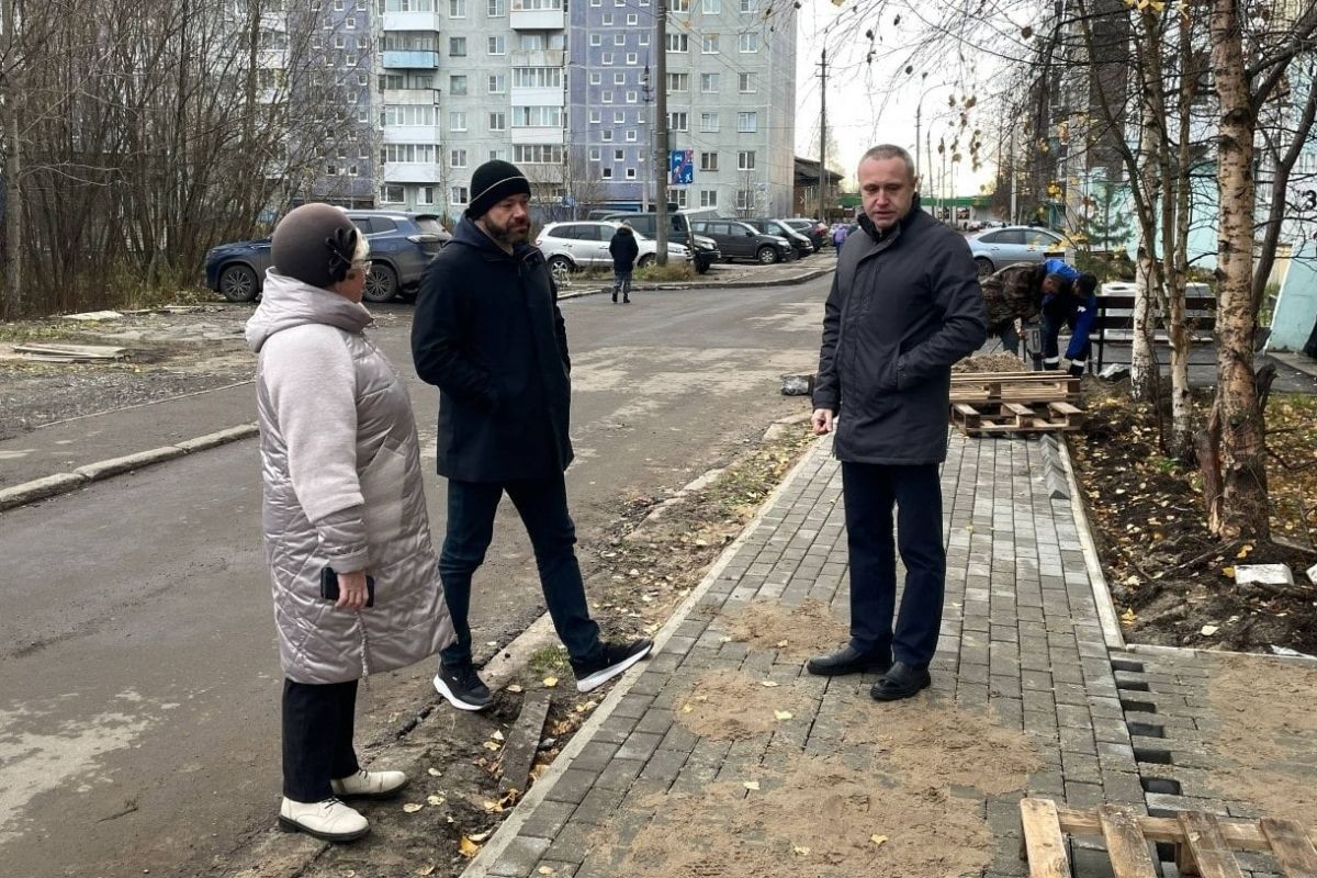 В Северном округе Архангельска реализуют проекты благоустройства