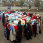 В селе Александровском состоялся традиционный окружной фестиваль «Одеяло мира»