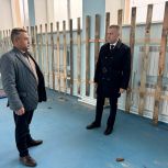 В Нее продолжается капитальный ремонт средней общеобразовательной школы №2