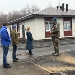 Андрей Шалунов провел проверку хода строительства жилых домов в поселке Поплевинский Скопинского района