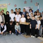«Единая Россия» помогла каширской школе с обновлением материальной базы