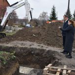 В посёлке Магнитный модернизируют сеть горячего водоснабжения