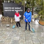 В селе Бирюли Высокогорского района состоялся субботник в Парке Победы