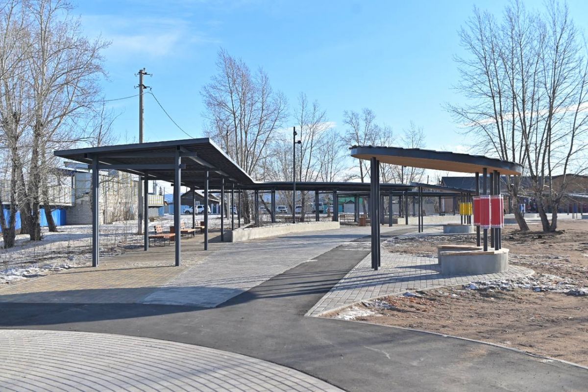 В Хоринске Республики Бурятия по партпроекту «Единой России» «Городская среда» открыли обновлённый «Хори-парк»