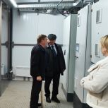 Валентин Лаппо проверил работу новой насосной станции в Тугулыме