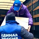 В волонтёрский лагерь «Единой России» в Курской области доставили гуманитарную помощь