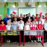 В Алексеевке открыли Парты Героев в память о защитниках Родины