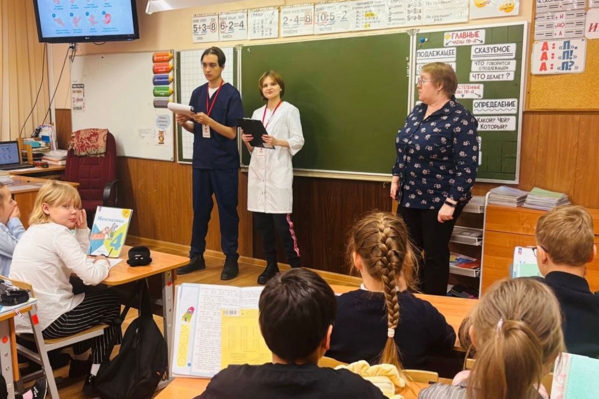 В мурманской гимназии при поддержке ЕР состоялся «Урок здоровья»