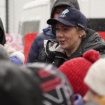 Более 100 юных воспитанников Московской академии лыжных гонок и биатлона приняли участие с спортивном празднике с Ольгой Зайцевой