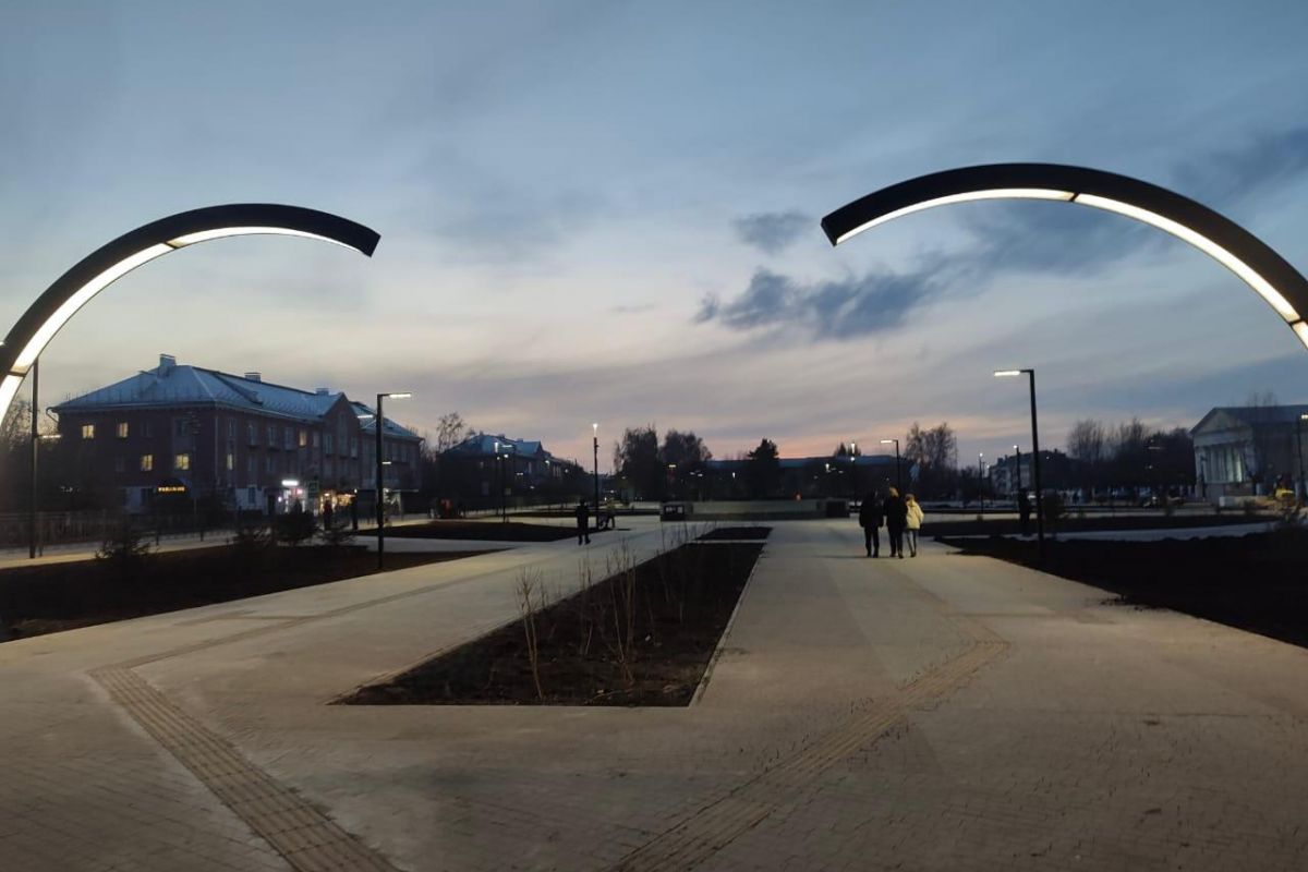 По проекту «Единой России» в Барабинске благоустраивают главную площадь