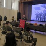 Кадетам Пуровского района рассказали об артиллеристах-участниках Великой Отечественной войны