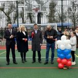 В селе Дивном Ставропольского края при участии «Единой Росси» установили «умную» спортплощадку