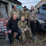 Иван Сычев доставил дополнительную помощь бойцам