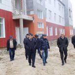 Нурбаганд Нурбагандов проверил ход строительства школы в селении Хурик Табасаранского района