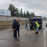 В Кыштыме ремонтируют проблемные участки дорог