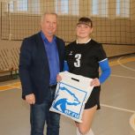 Хлевенские единороссы организовали турнир по волейболу среди женских команд