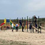 В деревне Лужецкая Карачевского района появилась долгожданная территория для занятий спортом и физической культурой