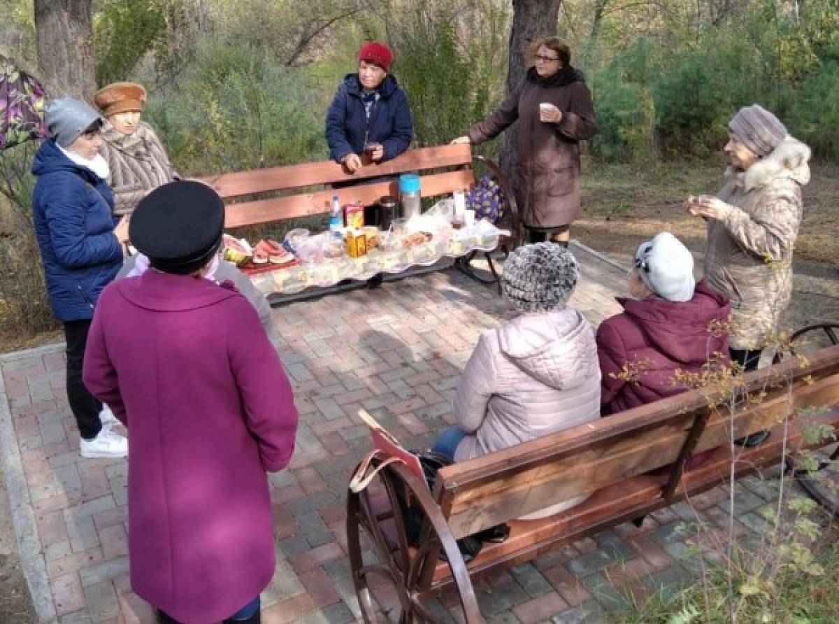 Городской пикник для пожилых жителей Абакана