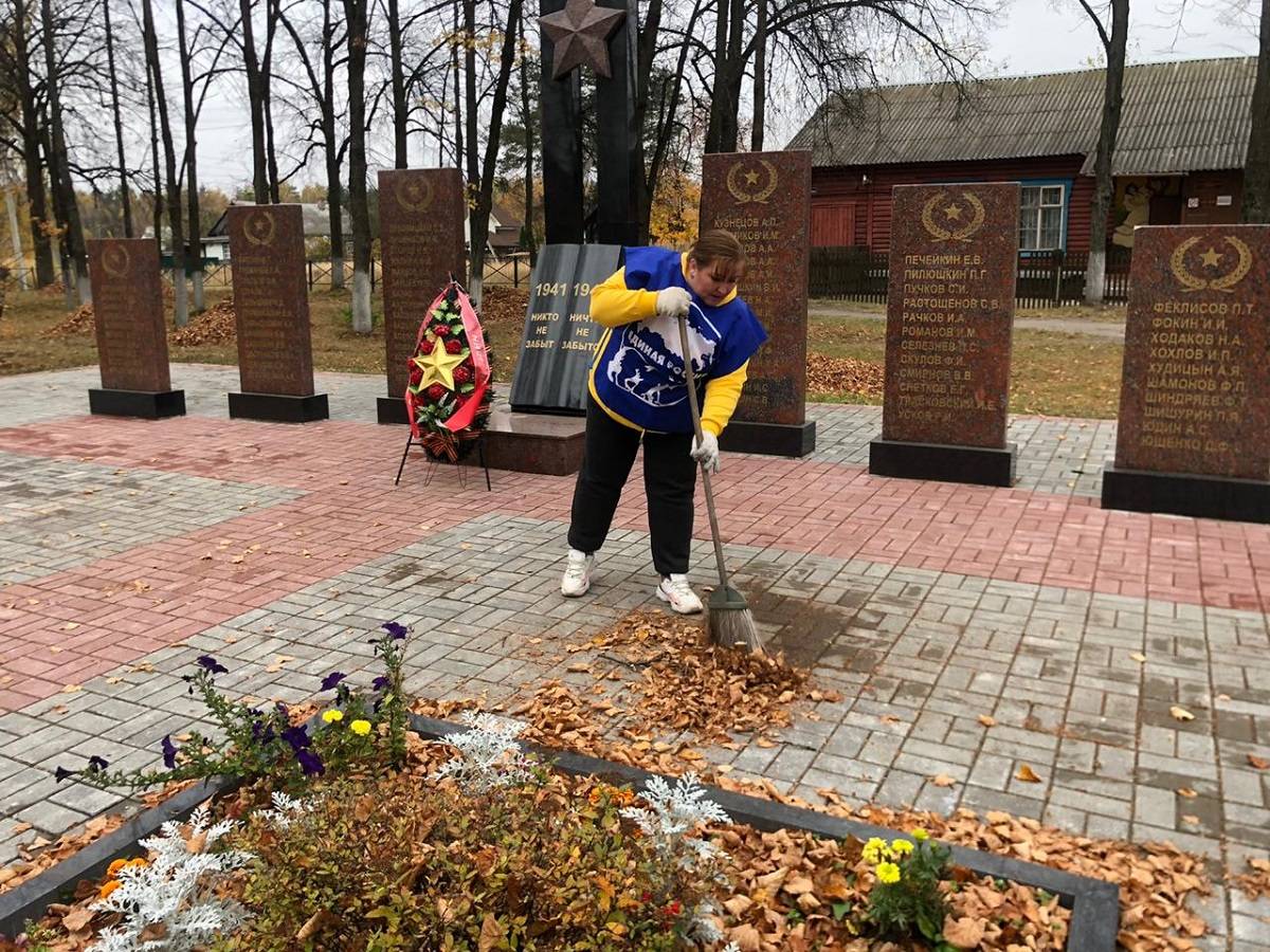 В деревне Верейка городского округа Егорьевск единороссы привели в порядок  памятник погибшим воинам