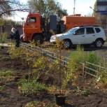 Александр Трубников помог благоустроить новый сквер