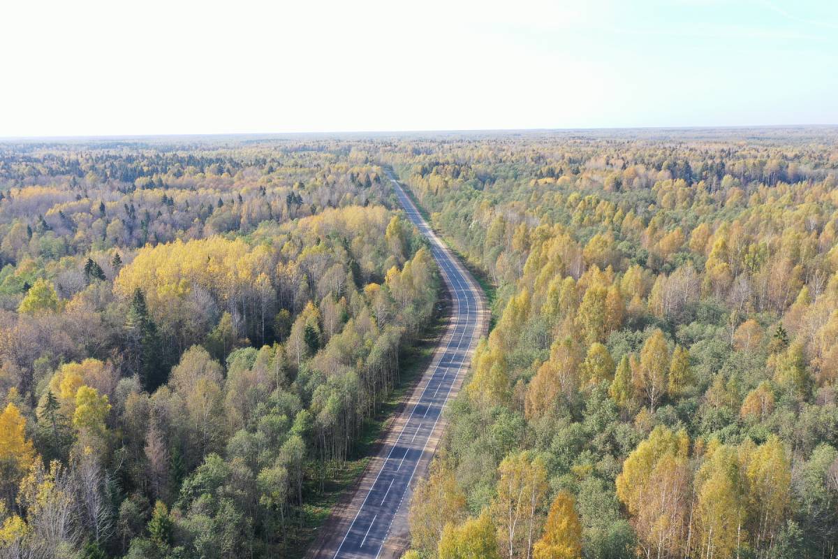 В Тверской области по нацпроекту завершён ремонт участка автодороги Дубна -  Кимры – Горицы